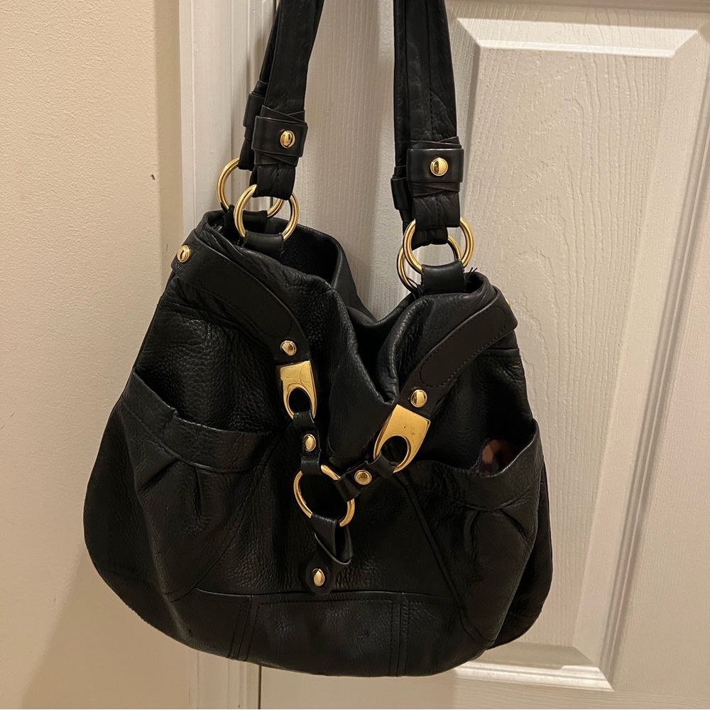 Black shoulder bag